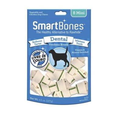 Imagem de Ossinho Para Cães Smartbones Dental Mini 127g - 8 Ossosinhos