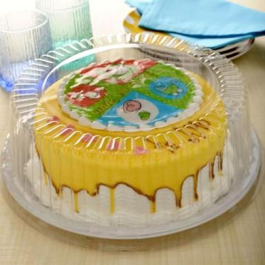 Imagem de Embalagem pet torta média branca - g 56mm - GALVANOTEK