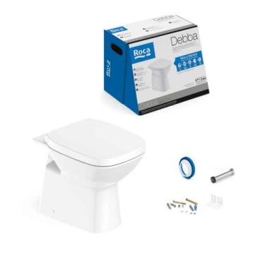 Imagem de Kit Bacia Debba Classic Branco Convencional+comp Instalacao+assento Te