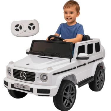Imagem de Carro Elétrico Bang Toys Urban Kid Cruiser Mercedes Branco 12V