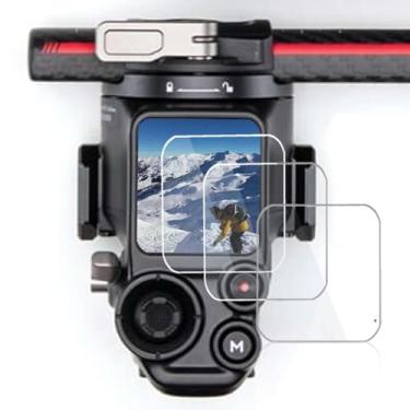 Imagem de debous Protetor de tela para DJI RS 4 RS 3 PRO RS 4 PRO/DJI RS 3 RS3 PRO RS 4 PRO Ronin-S4 Ronin-S3 PRO, vidro temperado anti-arranhões Clera capa protetora rígida (embalagem com 3)