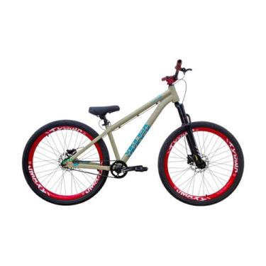 Imagem de Bicicleta Viking Tuff 38 Aro 26 Freio Hidraulico Mesa Curta Pneu Flame