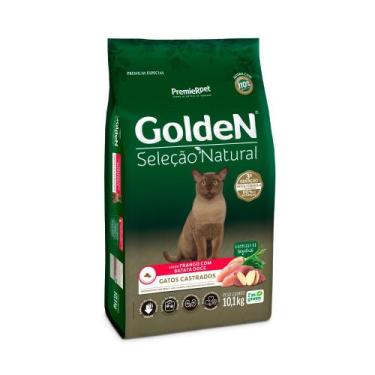 Imagem de Ração Golden Gatos Castrados Frango Com Batata Doce 10,1kg - Premier
