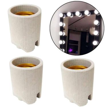 Imagem de Bocal Soquete De Porcelana Borne Embutido E27 03 Un