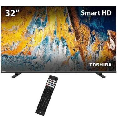 Imagem de Smart TV QLED 32 Polegadas TOSHIBA HD Wi-Fi / Bluetooth com Conversor 