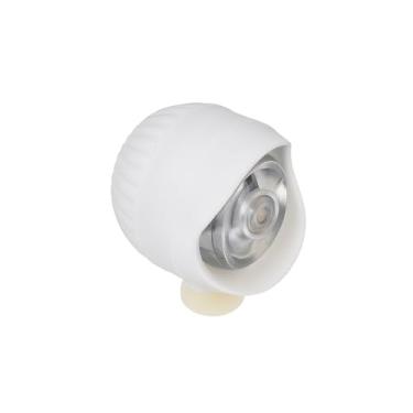 Imagem de Botton compativel com Croc Pingente de sapato farol de LED Pin divertido (Branco)