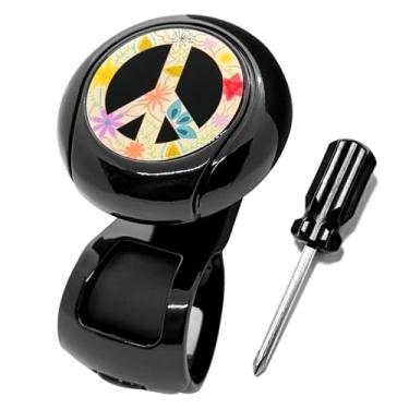 Imagem de Logotipo da Paz Mundial - Girador de Volante, Antiderrapante Universal - Adequado para Carros, Caminhões, Barcos, Trator de Ônibus e Mais