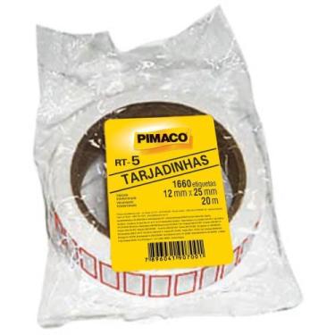 Imagem de Etiqueta para Preco RT-5 Pequena 11,83X25MM C/20M - Pimaco