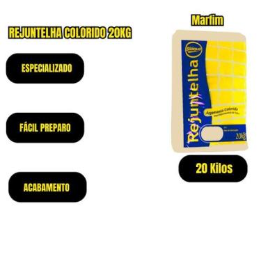 Imagem de Argamassa Assenta Cumeeiras Telhas 20kg Marfim - SILAQUA