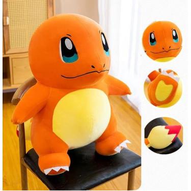 Imagem de Pokémon CharmanderBrinquedo de pelúcia de pelúcia dinossauro de pelúci