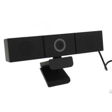 Imagem de Webcam DAUERHAFT 4K, visão grande angular, foco automático, USB para l