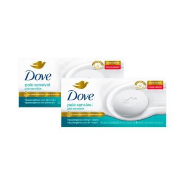 Imagem de Kit 2 Sabonete em Barra Dove Pele Sensível com 6 Unidades de 90g cada