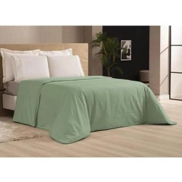Imagem de Capa De Edredom Casa Di Valle Queen 400 Fios Extra Macio Duvet, Verde 