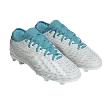 Imagem de adidas Tênis de futebol infantil Speedportal.3 Fg para meninos, Branco/Branco/Preblu, 1 Big Kid