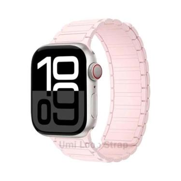 Imagem de Pulseira De Silicone Universal Para Apple Watch, Faixa Magnética Compa