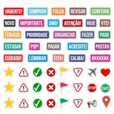 Imagem de Ima de Geladeira, 50 Imã Emoji MagnéTico Retangular Geladeira Mural Coloridos