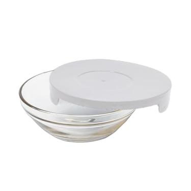 Imagem de Jogo Tigelas Bowls de Vidro 5 peças 135/200/400/550/1000ml (branco)