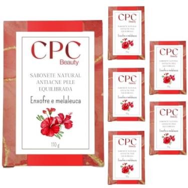 Imagem de Sabonetes Artesanais Naturais CPC Beauty (6 unidades, Xô acne - Enxofre e melaleuca)