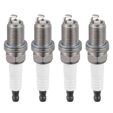 Imagem de SYKRSS Velas de ignição irídio 6341 pacote com 4 - compatível com Toyota Corolla 4Runner Tacoma, compatível com Mercedes-Benz C230 C220 C280 E320 E420 E500 300E, VW Jetta Passat - Substitui a vela de