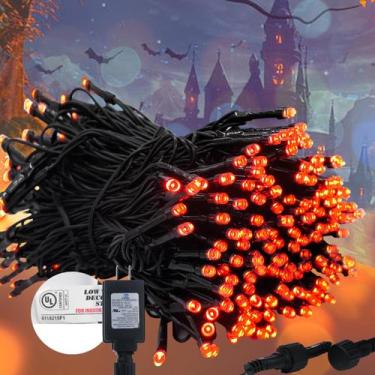 Imagem de String Lights Kwaiffeo Halloween 300LED 100m Laranja 8 modos