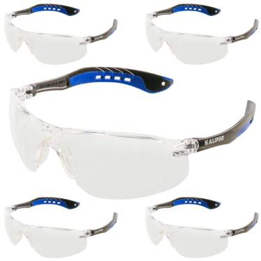 Imagem de Kit 5 Óculos de Proteção Antirrisco Antiembaçante Jamaica Kalipso