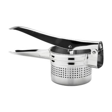 Imagem de Espremedor De Batatas Manual Profissional Em Aço Inoxidável Grande Rec