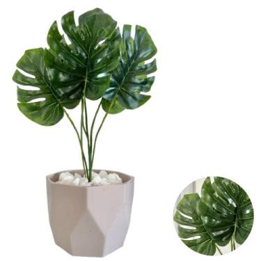 Imagem de Eucalipto Artificial Com Vaso Moranga Decoração Casa - PlantaImport