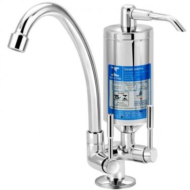 Imagem de Torneira Com Filtro Para Cozinha Abs Stilo 1-4 De Volta C31 Cromada De Mesa - Vtf701cwb - Esteves