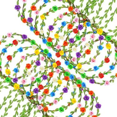 Imagem de Bandanas Flower Crown HONLYNE, cores variadas, 24 horas por dia, para 