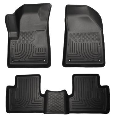 Imagem de Husky Liners Serve para Jeep Cherokee Weatherbeater 2014-15 Tapetes dianteiros e 2º assento