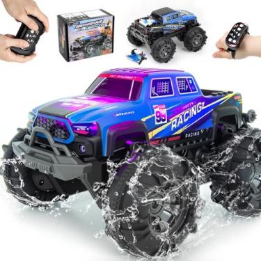 Imagem de Carro de controle remoto Calefwe Amphibious Monster Truck Boys 4-7