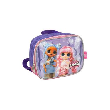 Imagem de Lancheira Térmica Escolar Lol Surprise O.M.G La39783 Lilás