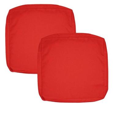 Imagem de Capa de almofada de pátio FLYMEI impermeável 60x60x10cm, 2 pacotes, ve
