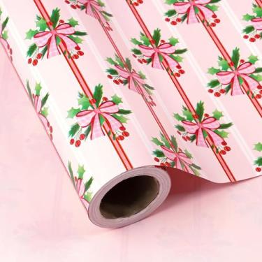 Imagem de Papel de Natal reversível WRAPAHOLIC para embrulho de presente 43x10 m