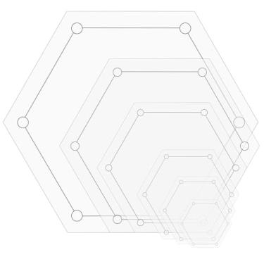 Imagem de 6 peças de modelos hexagonais para acolchoamento, réguas e modelos de acrílico com costura de 1/4 polegada para artesanato de costura DIY (2,5 cm, 3 polegadas, 7,6 cm, 10 cm, 12 cm)