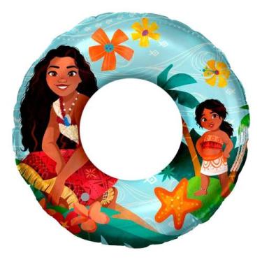 Imagem de Boia Circular Infantil Criança 56x56x13cm Moana 3 A 6 Anos - ETILUX - 