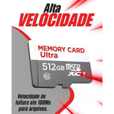 Imagem de Cartão De Memória pra Celular Smartphone MicroSD 128GB 256GB 512GB 1TB