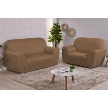 Imagem de Capa Protetora para Sofá Lisa Coladinha 2 e 3 Lugares - aretha enxovai