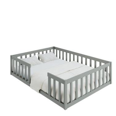 Imagem de Cama Casal Montessoriana Cinza