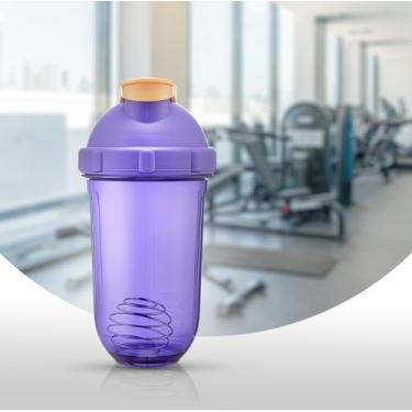 Imagem de Coqueteleiras de proteína para misturas de proteína 590 ml Copos coqueteleiros à prova de vazamento para mistura de proteína – 1 pacote