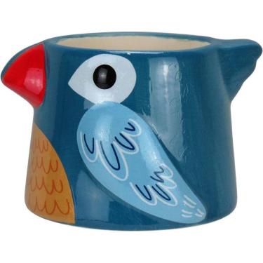 Imagem de Cachepô Vaso Decorativo Home&co Cerâmica 7x9x10cm Azul