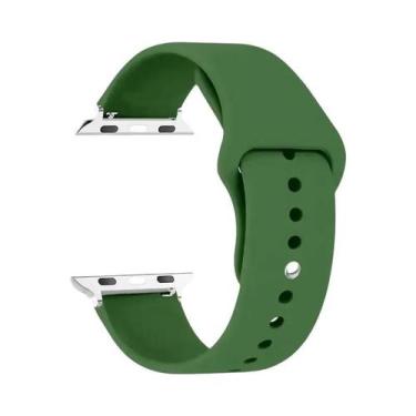 Imagem de Pulseira De Silicone Para Apple Watch 44mm 45mm 40mm 41mm 42-38mm, Bra