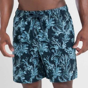 Imagem de Shorts elastano estampado coral plus size - MASH