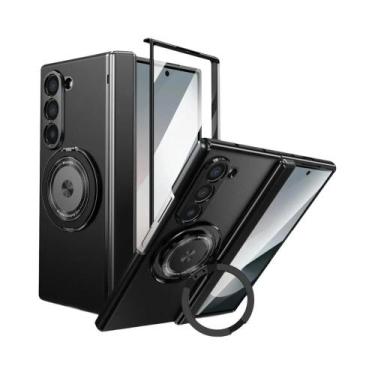 Imagem de Capa Magnética Rotativa Para Samsung Galaxy Z Fold 7 6 5 4 3 Com Supor