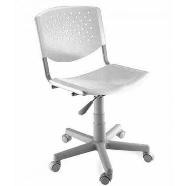 Imagem de Cadeira Giratória Linha Polipropileno Atenas Branco