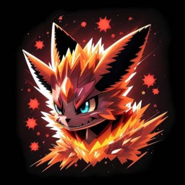 Imagem de Adesivo de Parede Estilo Anime Monstros Fofinhos Decorativo Infantil Colorido 50x50cm