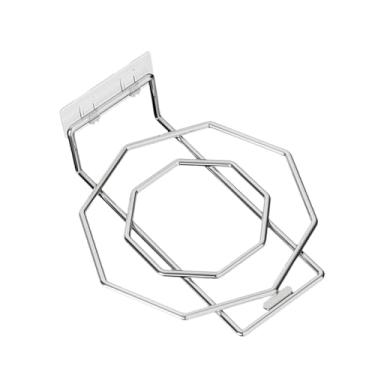 Imagem de Baoblaze Suporte para lavatório sob o armário, organizador de prateleira de aço multifuncional para uso doméstico, suporte para lavatório, para armazenamento, aÇo InoxidÁvel