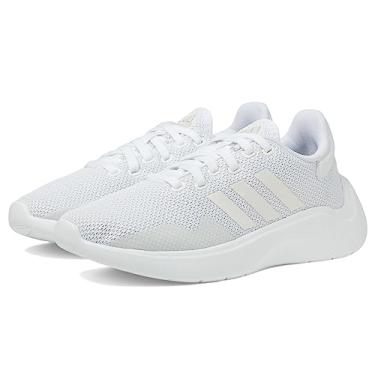 Imagem de adidas Tênis de corrida feminino Puremotion 2.0, Calçado Branco/Zero Metálico/Calçado Branco, 7