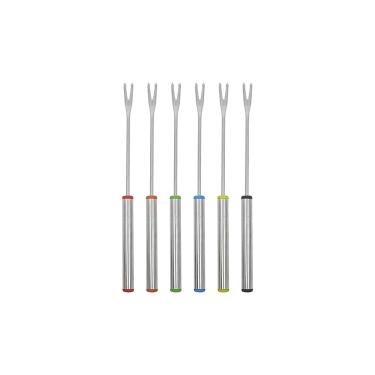 Imagem de Garfo P Fondue Inox Jogo 6 Peças Hauskraft