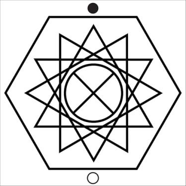 Imagem de Placa Radiestesia Radiônica 17x17 Cm - PROGRAMADOR FÍSICO